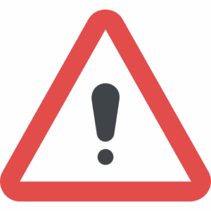 Panneau attention - Auto ecole mon repos